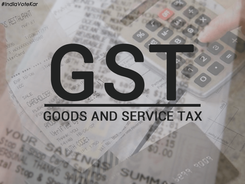 Goods and Services Tax bill illustration