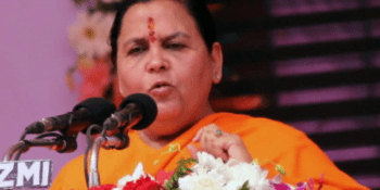 Uma Bharti & CM Yogi add saffron appeal to MP campaign 