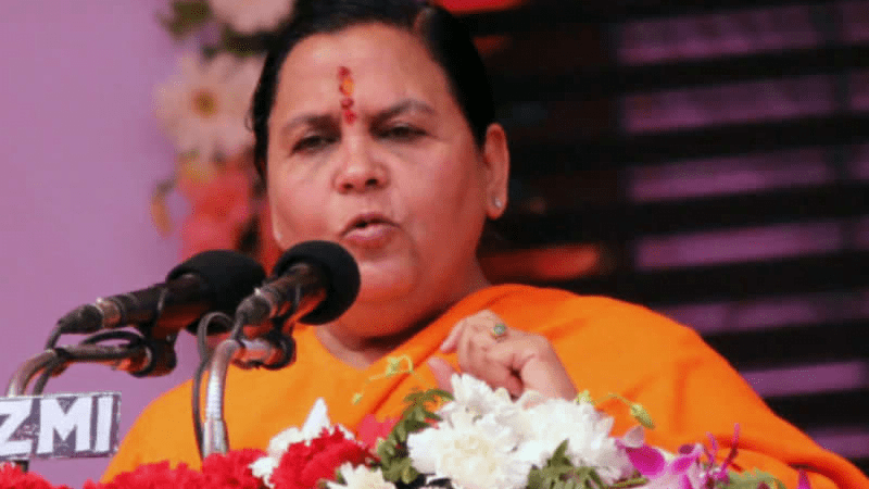 Uma Bharti & CM Yogi add saffron appeal to MP campaign 