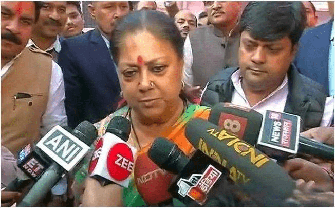 Election Panel Should Act: Vasundhara Raje On Sharad Yadav's Body-Shaming