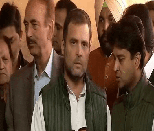 Rahul Gandhi accused PM Modi of creating two Indias