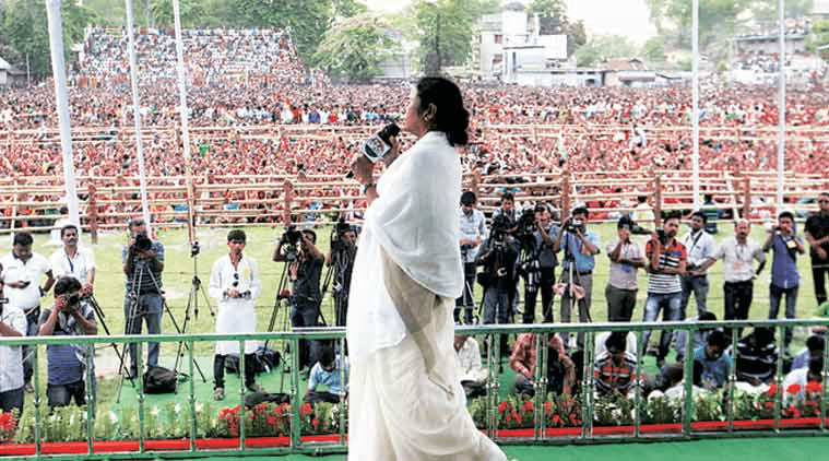 Mamata's war cry at opposition rally and said about Delhi government