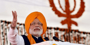 PM Narendra Modi attacks congress in Pujab for failing farm loan