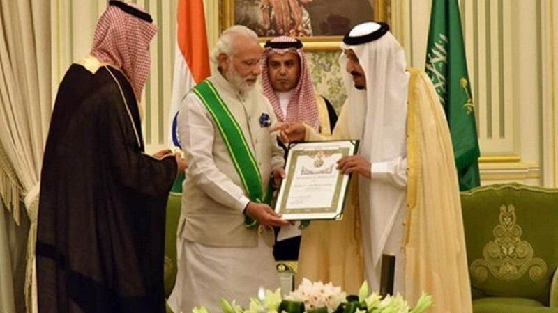 UAE awards PM Narendra Modi with highest civilian honour for boosting ties