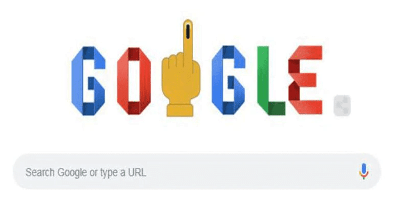 How to vote: : Google doodle does its bit for 2019 Lok Sabha Election