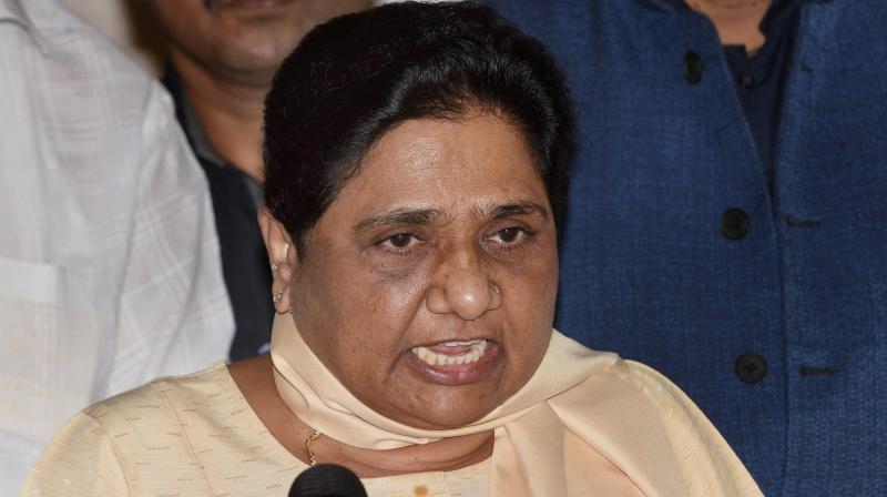 Congress manifesto an illusion, showoff, says Mayawati