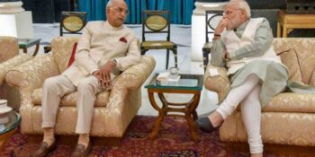 President Ram Nath Kovind and Prime Minister Narendra Modi 770x433