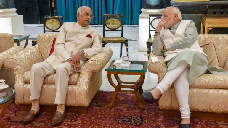 President Ram Nath Kovind and Prime Minister Narendra Modi