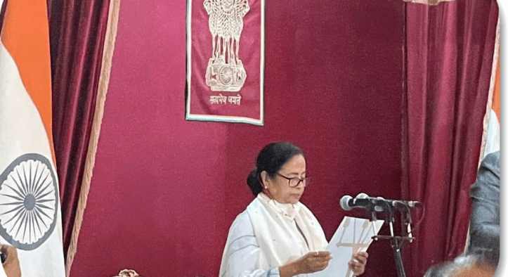 Mamata Banerjee Takes Oath As Bengal Chief Minister For 3rd Time