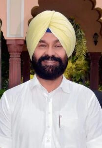 Hardeep Singh Dimpy Dhillon, MLA for Gidderbaha (Aam Aadmi Party)