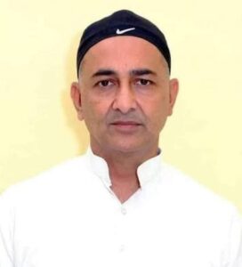 Qazi Mohammad Nizamuddin, MLA for Manglaur (Indian National Congress)