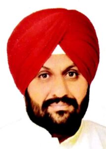 Ranbir Singh bhullar, MLA for Firozpur City (Aam Aadmi Party)