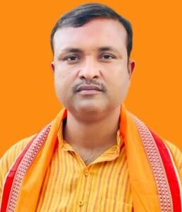 Vipul Dubey, MLA for Gyanpur (Nirbal Indian Shoshit Hamara Aam Dal)