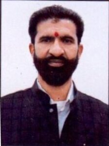 Arjun Lal Jingar, MLA for Kapasan (Bharatiya Janata Party)