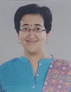Atishi, MLA for Kalkaji (Aam Aadmi Party)
